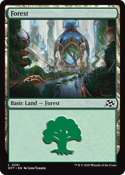 Forest (0291) (Aetherdrift) Light Play Foil