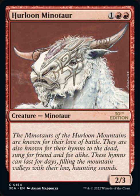 Hurloon Minotaur (30th Anniversary Edition) Near Mint