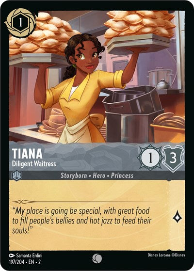 Tiana - Diligent Waitress (Rise of the Floodborn) Near Mint