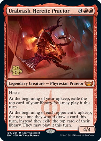 Urabrask, Heretic Praetor (Promos: Prerelease Cards) Near Mint Foil