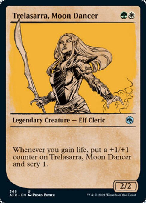 Trelasarra, Moon Dancer (Showcase) (Adventures in the Forgotten Realms) Light Play