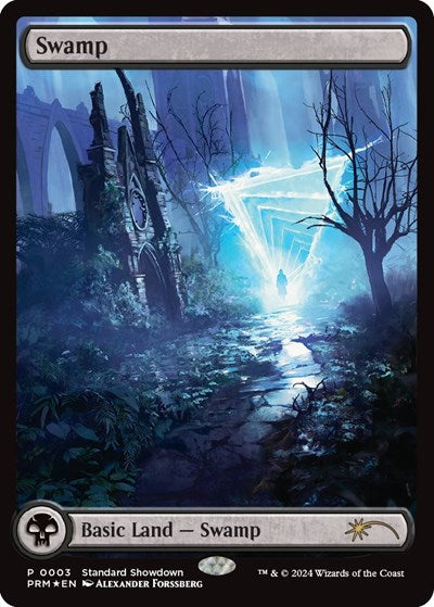 Swamp (Alexander Forssberg) (Standard Showdown Promos) Light Play Foil