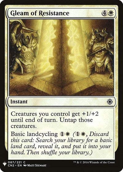 Gleam of Resistance (Mystery Booster) Near Mint