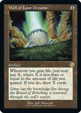 Well of Lost Dreams (The Brothers' War: Retro Frame Artifacts) Light Play Foil