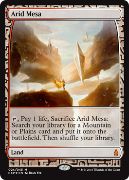 Arid Mesa (Zendikar Expeditions) Light Play Foil