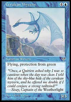 Cerulean Wyvern (Mirage) Medium Play