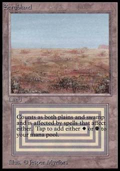 Scrubland (Alpha) Near Mint