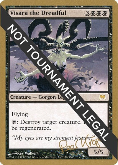 Visara the Dreadful - 2003 Peer Kroger (ONS) (World Championship Decks) Light Play