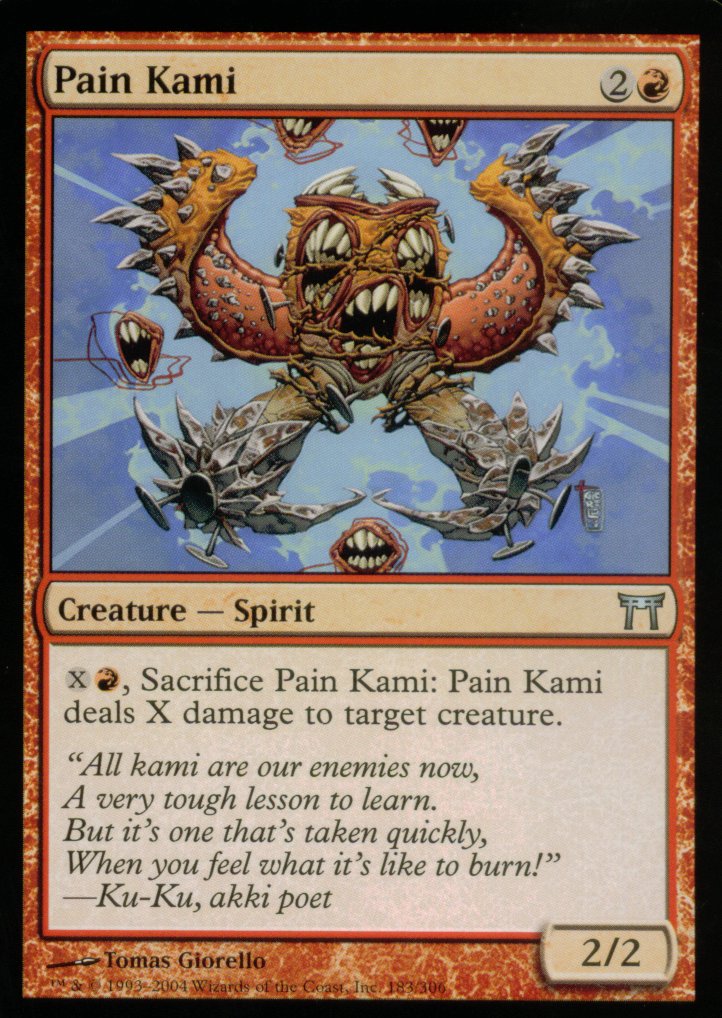 Pain Kami (Champions of Kamigawa) Medium Play