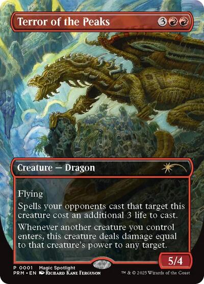 Terror of the Peaks (Promos: Unique and Miscellaneous) Light Play