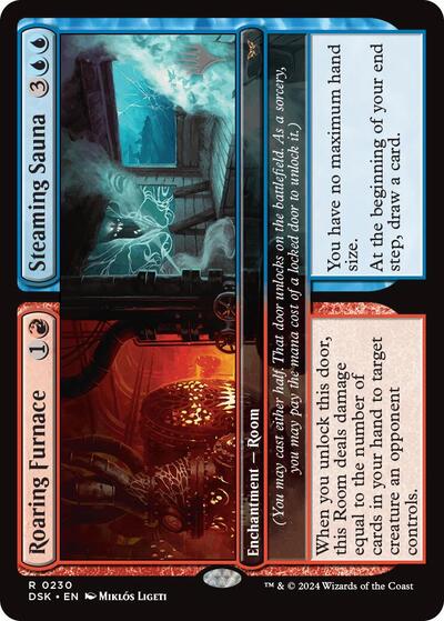 Roaring Furnace / Steaming Sauna (Promo Pack: Duskmourn: House of Horror) Near Mint