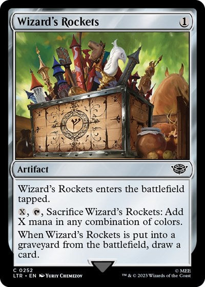 Wizard's Rockets (Universes Beyond: The Lord of the Rings: Tales of Middle-earth) Heavy Play Foil