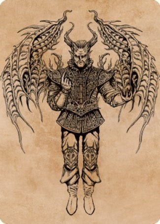 Raphael, Fiendish Savior Art Card (75/81) (Art Series: Commander Legends: Battle for Baldur's Gate) Near Mint