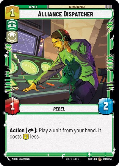 Alliance Dispatcher (Spark of Rebellion) Near Mint Foil