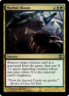 Morbid Bloom (Alara Reborn) Light Play Foil