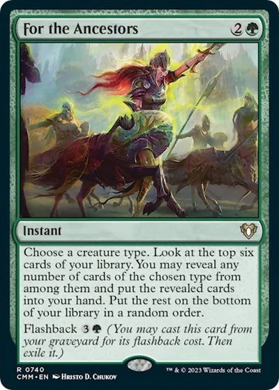 For the Ancestors (Commander Masters) Damaged / Poor