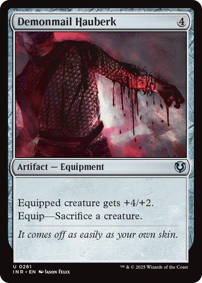 Demonmail Hauberk (Innistrad Remastered) Light Play