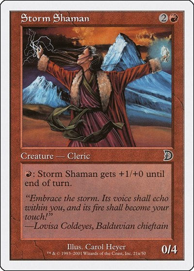 Storm Shaman (Promos: Deckmasters Garfield vs Finkel) Near Mint