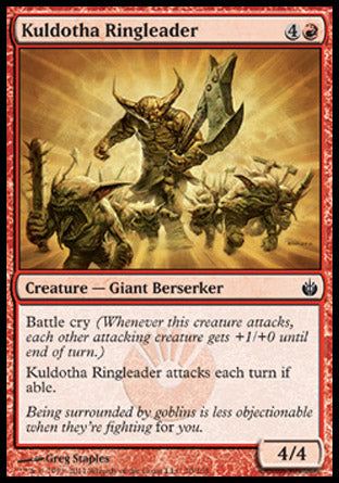 Kuldotha Ringleader (Mirrodin Besieged) Medium Play Foil