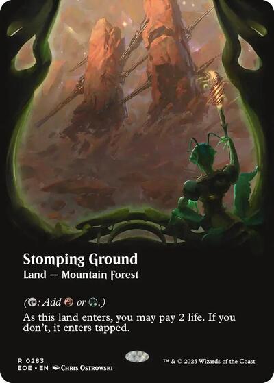 Stomping Ground (Borderless) (Edge of Eternities) Light Play