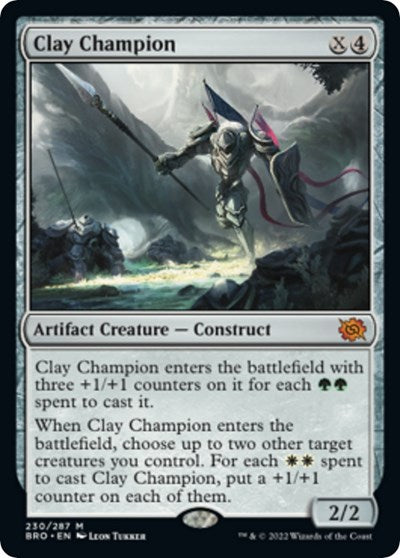 Clay Champion (The Brothers' War) Light Play