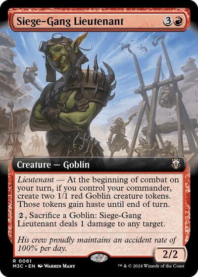 Siege Gang Lieutenant  Extended Art|0|0|0.00