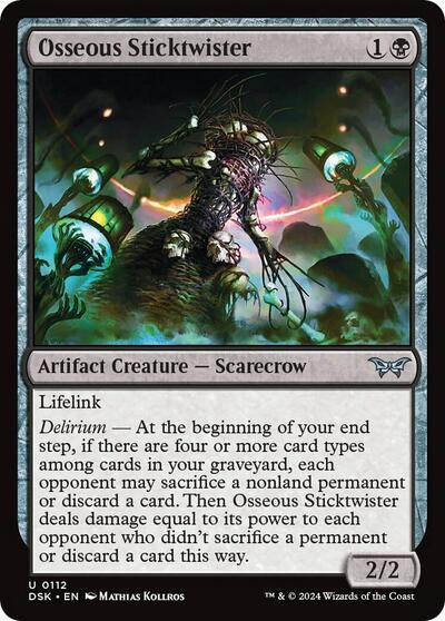 Osseous Sticktwister (Duskmourn: House of Horror) Near Mint Foil