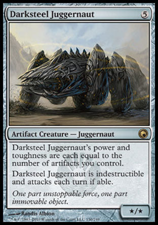 Darksteel Juggernaut (Scars of Mirrodin) Heavy Play