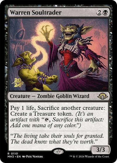 Warren Soultrader (Promos: Prerelease Cards) Light Play Foil