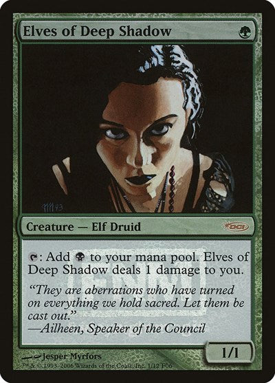 Elves of Deep Shadow (Promos: FNM) Light Play Foil