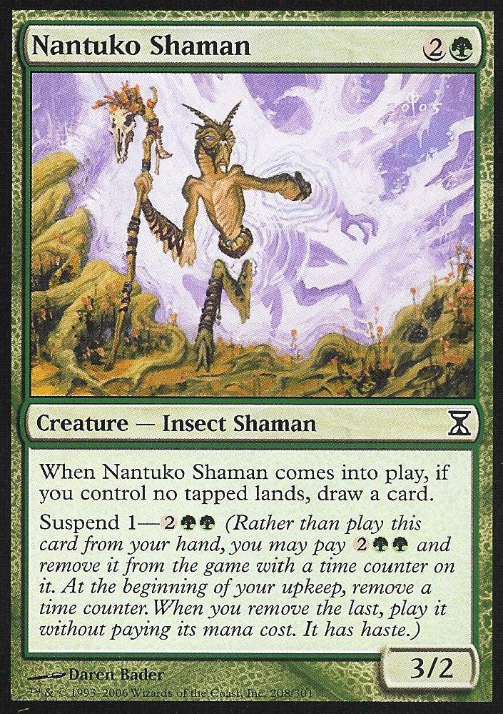 Nantuko Shaman (Time Spiral) Light Play