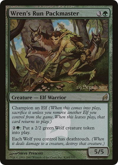 Wren's Run Packmaster (Promos: Prerelease Cards) Medium Play Foil