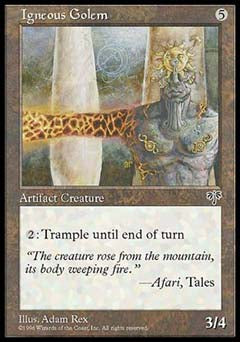 Igneous Golem (Mirage) Near Mint