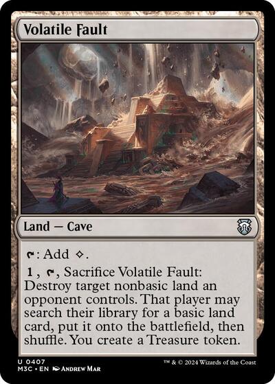 Volatile Fault (Commander: Modern Horizons 3) Light Play