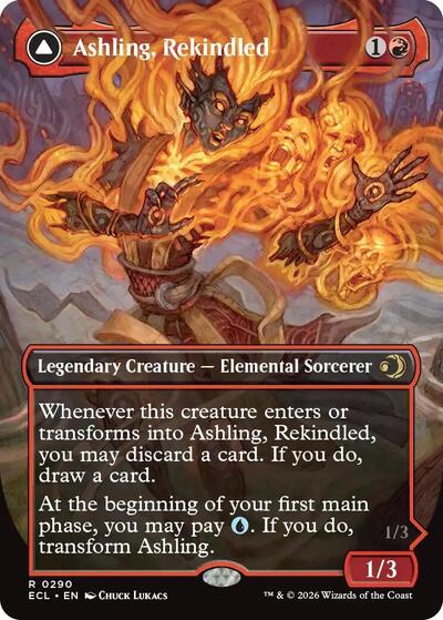 Ashling, Rekindled (Borderless) (Lorwyn Eclipsed) Near Mint