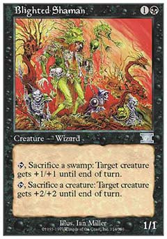 Blighted Shaman (Classic 6th Edition) Medium Play