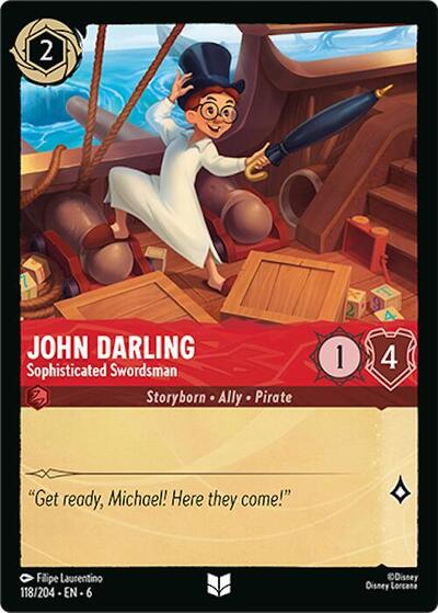 John Darling - Sophisticated Swordsman (Azurite Sea) Near Mint Cold Foil
