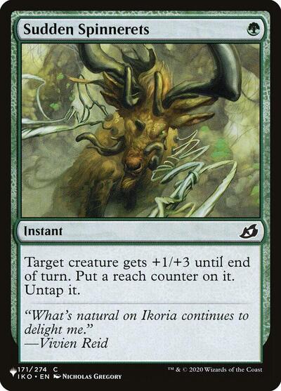 Sudden Spinnerets (The List) Near Mint