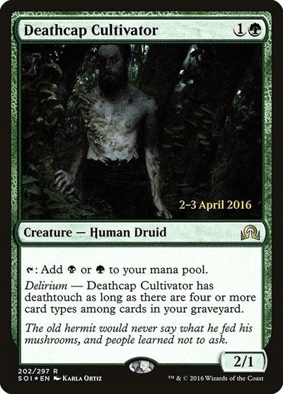 Deathcap Cultivator (Promos: Prerelease Cards) Light Play Foil