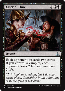 Arterial Flow (Rivals of Ixalan) Heavy Play Foil