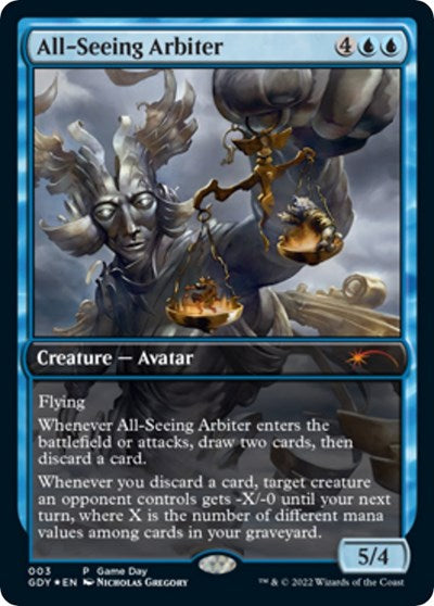 All-Seeing Arbiter (Promos: Game Day and Store Championship) Light Play Foil