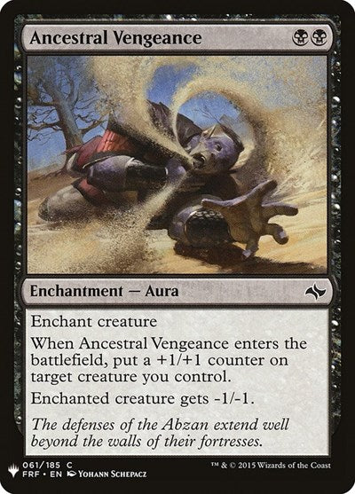 Ancestral Vengeance (Mystery Booster) Near Mint