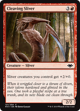 Cleaving Sliver (Modern Horizons) Light Play Foil