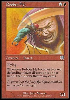 Robber Fly (Mercadian Masques) Medium Play