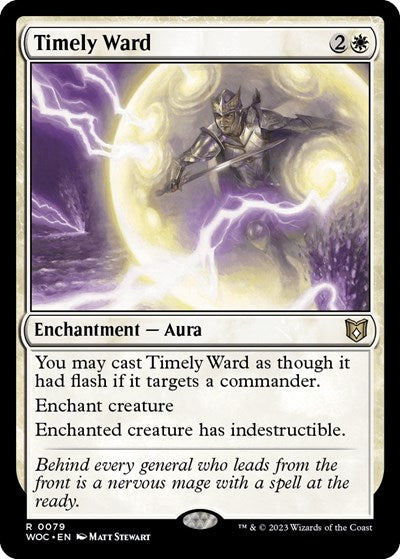 Timely Ward (Commander: Wilds of Eldraine) Near Mint