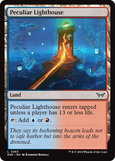 Peculiar Lighthouse (Duskmourn: House of Horror) Light Play Foil