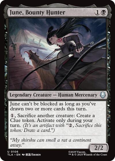 June, Bounty Hunter (Avatar: The Last Airbender) Near Mint Foil