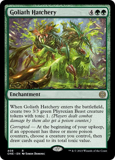 Goliath Hatchery (Phyrexia: All Will Be One) Near Mint Foil