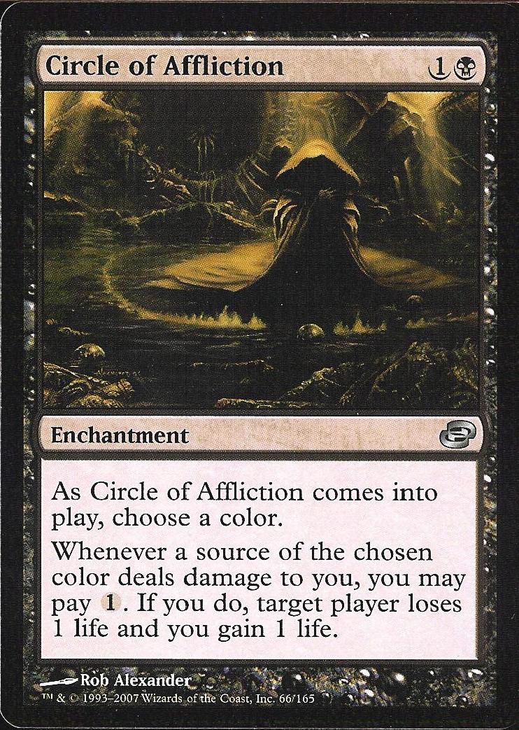 Circle of Affliction (Planar Chaos) Medium Play Foil