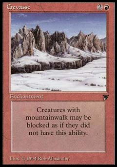 Crevasse (Legends) Heavy Play